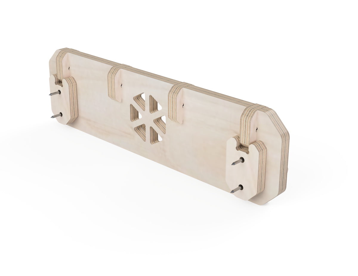 Detailed DXF drawing of hanger free dxf file for CNC router