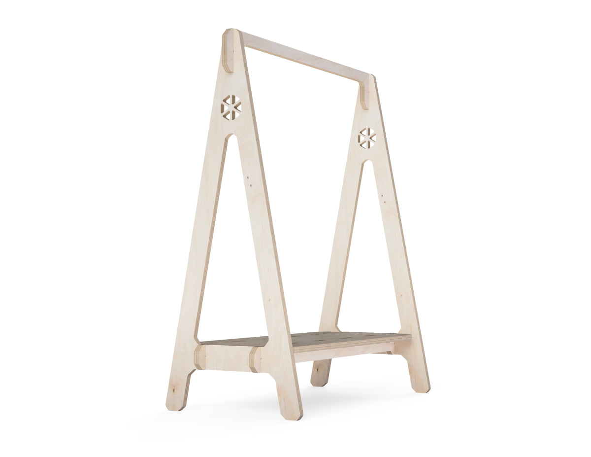 Detailed DXF drawing of hanger rack dxf file for CNC router