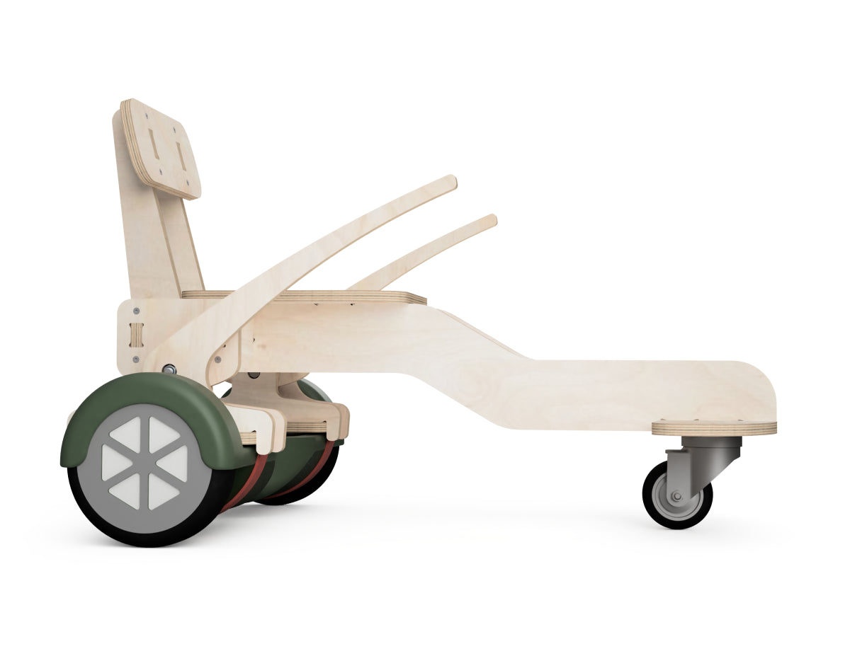 Flat pack hoverboard go-kart parts cut on CNC router