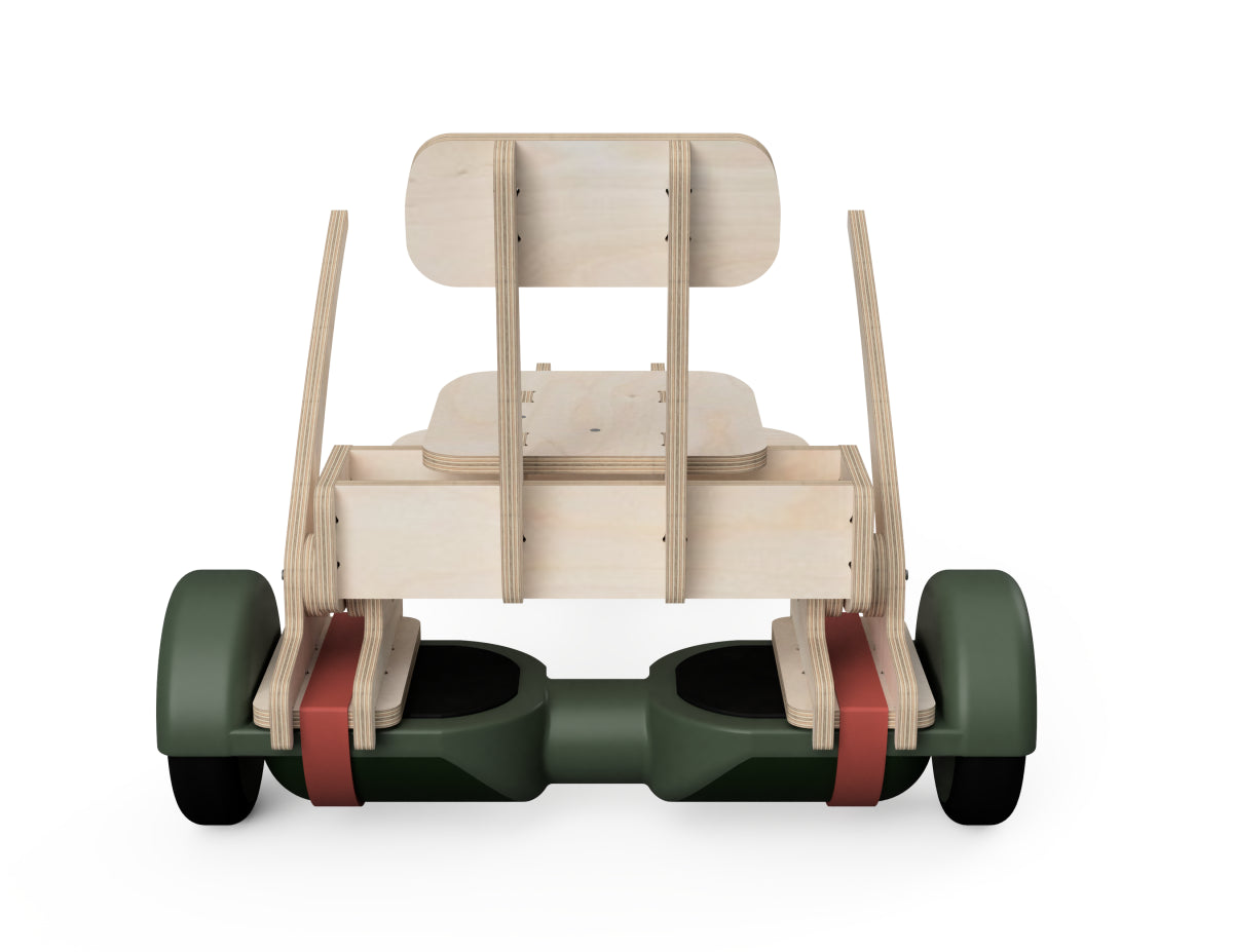 Hoverboard go-kart CNC plans for makers and woodworking enthusiasts