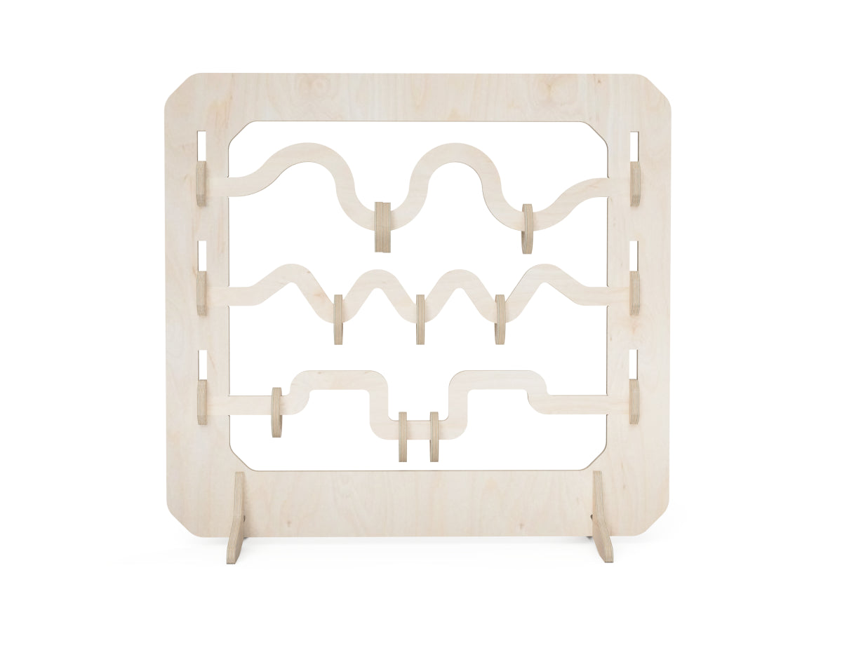 Interactive Fence DXF file DXF file rendered from angled view for CNC cutting