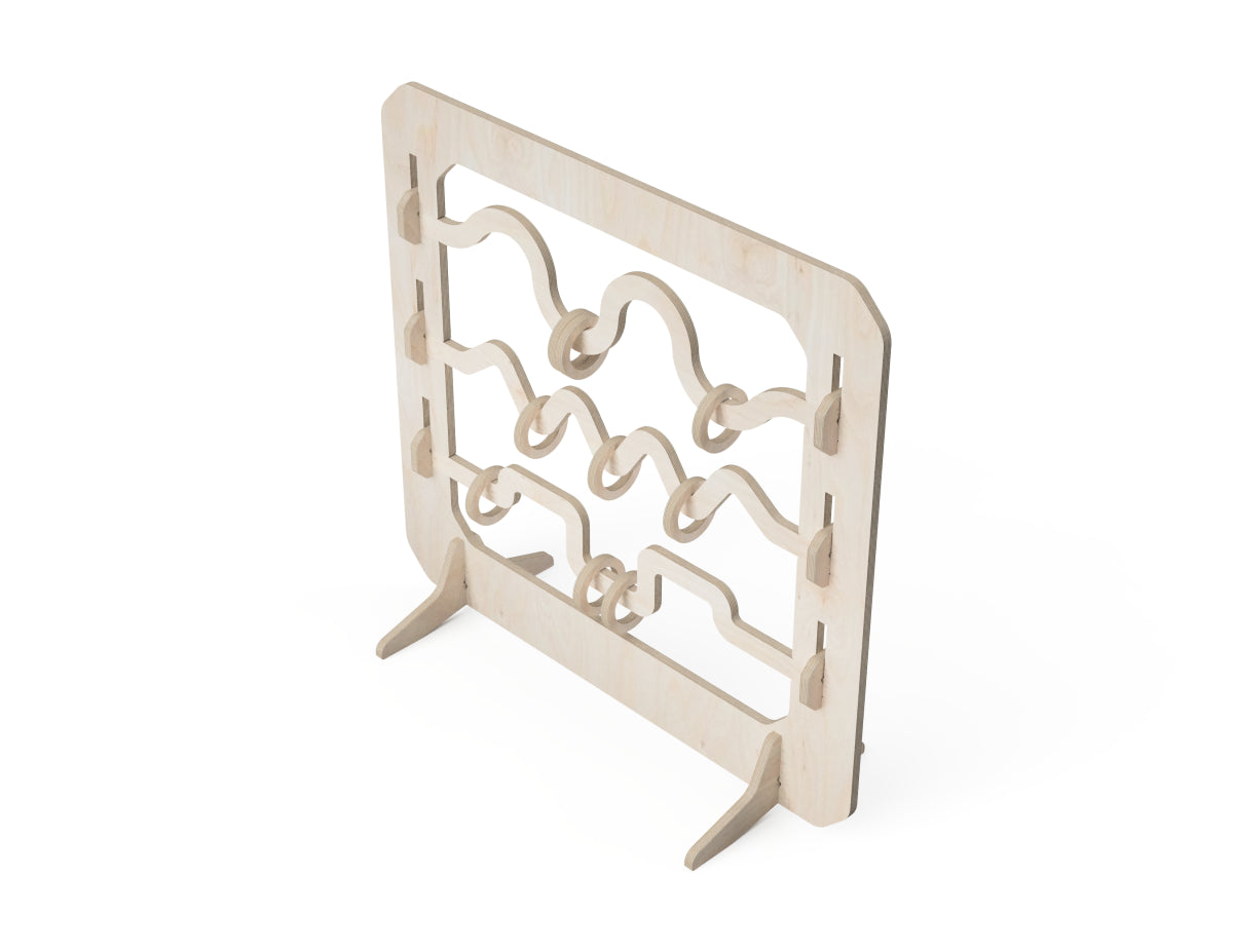 Interactive Fence DXF file CNC-ready design showing joints and assembly features