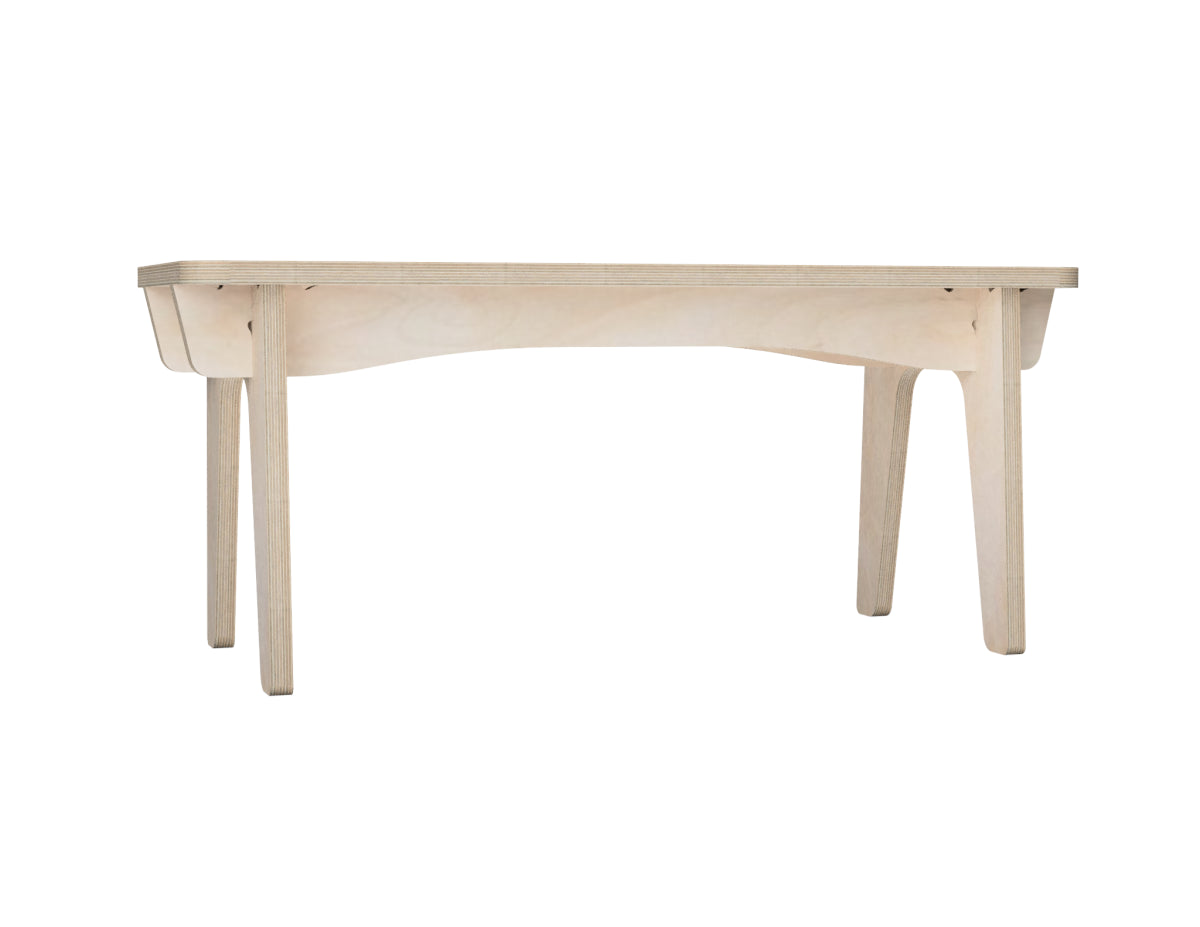 Kids Bench DXF file DXF file rendered from angled view for CNC cutting