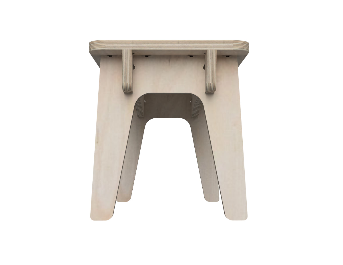 Detailed DXF drawing of kids bench dxf file for CNC router