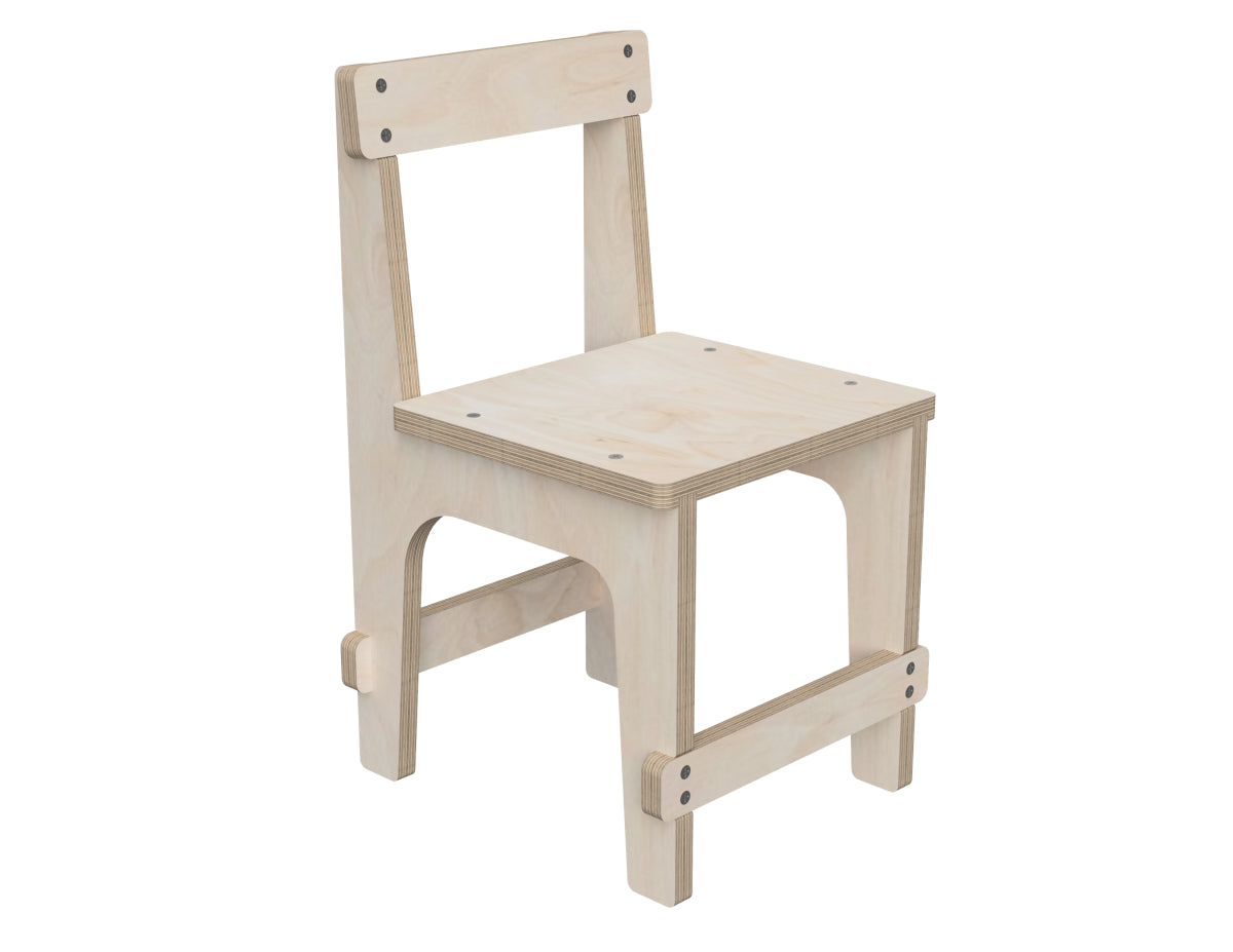 Kids Chair DXF file CNC DXF file design overview