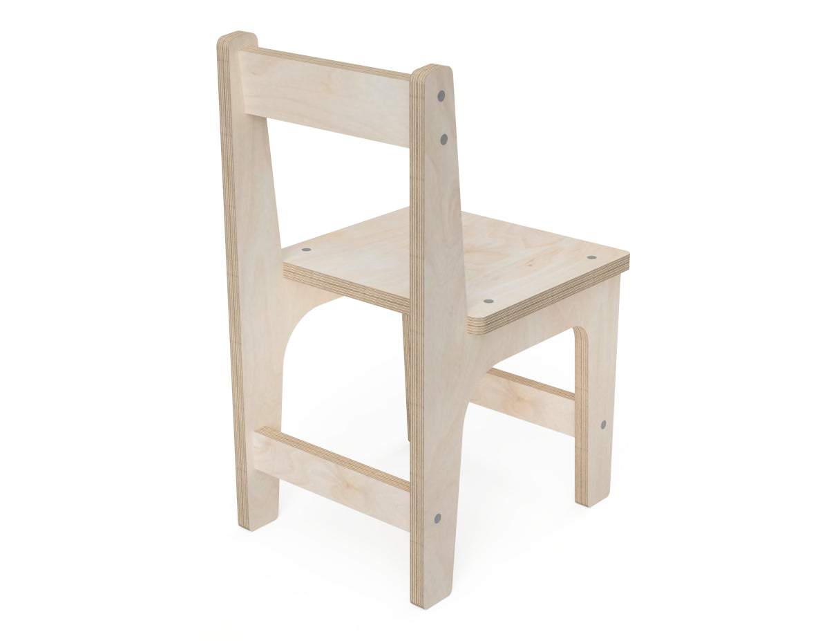 Detailed DXF drawing of kids chair dxf file for CNC router