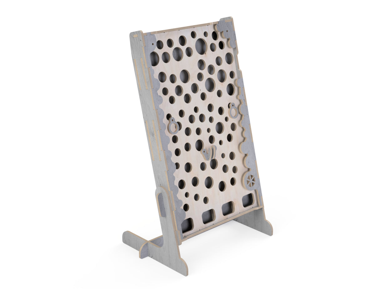 Kids game DXF file DXF file rendered from angled view for CNC cutting