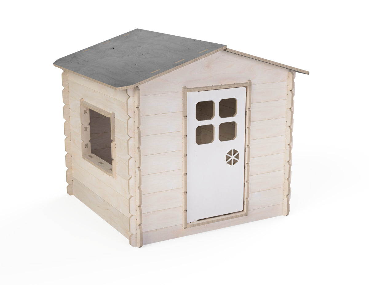 Play house DXF file CNC-ready design showing joints and assembly features