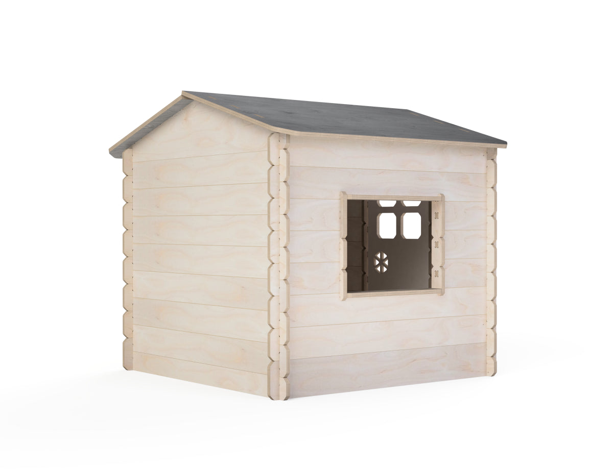 Play house DXF file CNC-ready design showing joints and assembly features