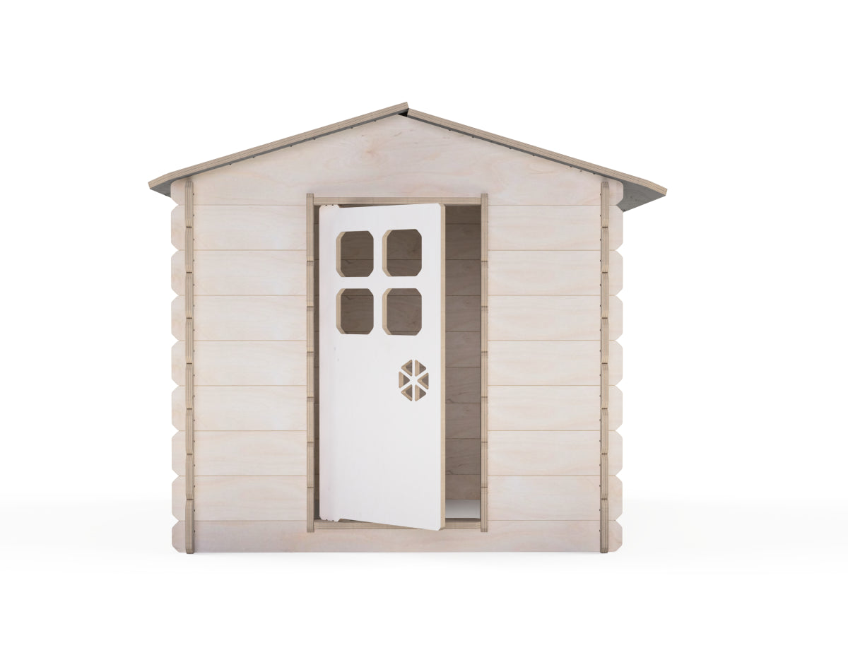 Play house DXF file DXF file rendered from angled view for CNC cutting