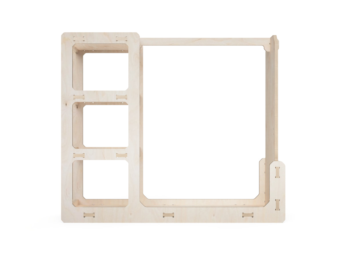 Detailed DXF drawing of kids wardrobe dxf file for CNC router