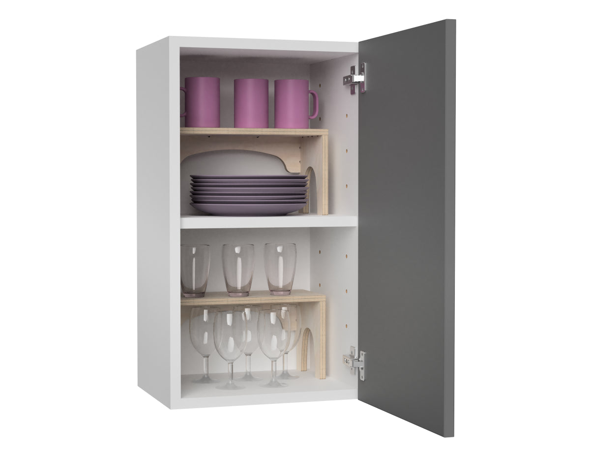 Kitchen Shelf Insert - Arches DXF file rendered from angled view for CNC cutting