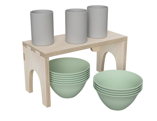 Kitchen Shelf Insert - Arches CNC DXF file design overview