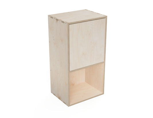 Kitchen Wall Cabinet - Open Shelf (Inset Door Cabinets) CNC DXF file design overview