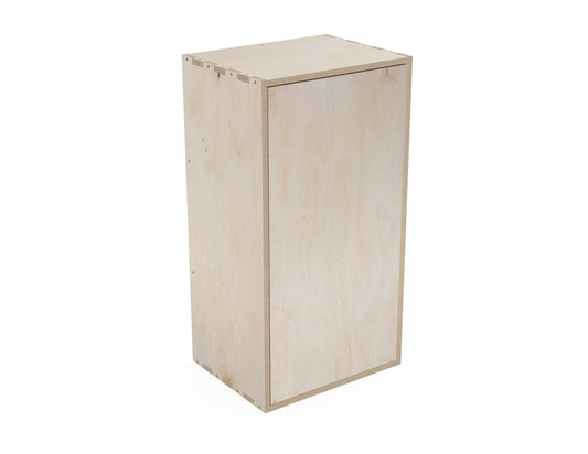 Kitchen Wall Cabinet - Simple One Door Option (Inset Door Cabinets) CNC DXF file design overview