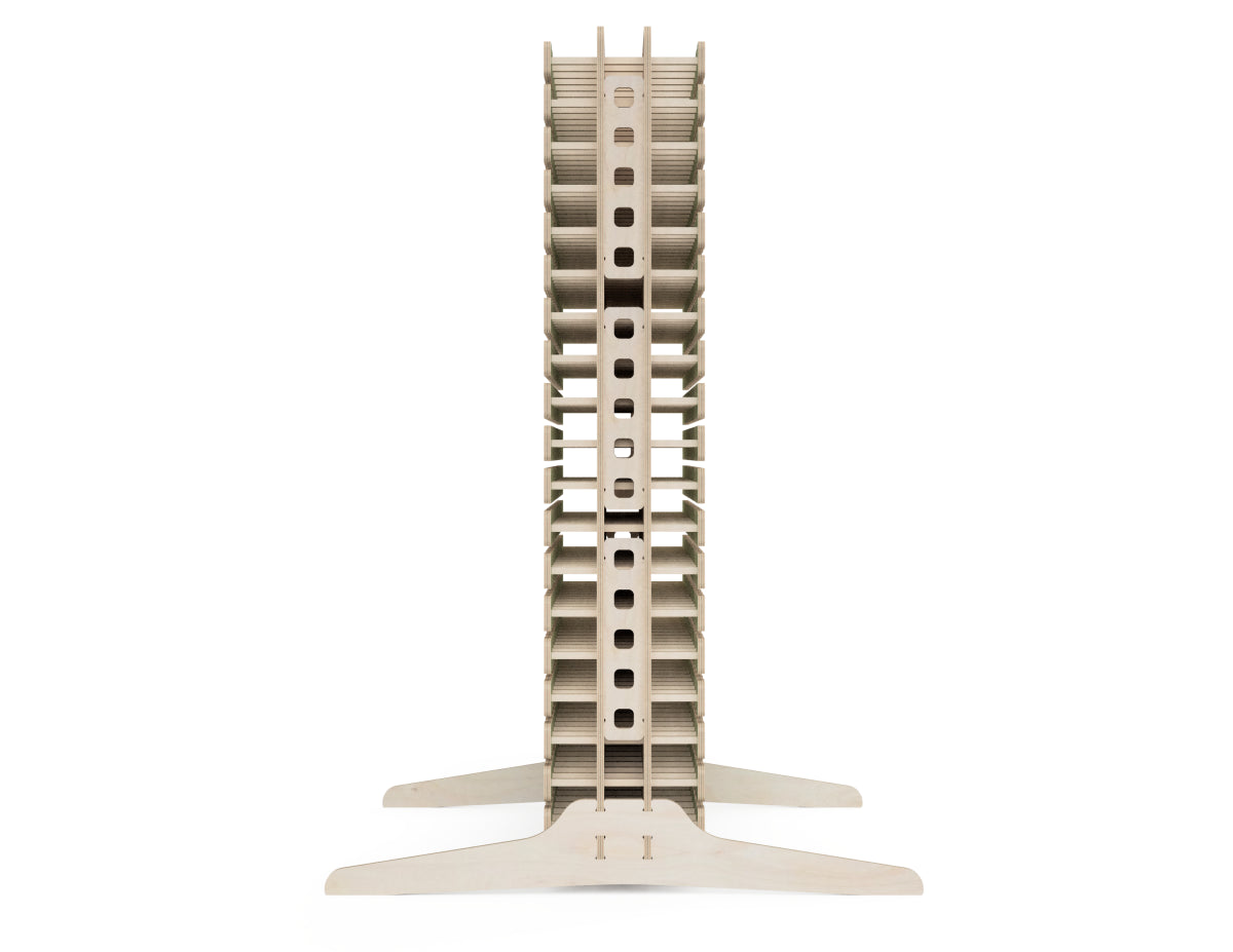Large Pin Art Wall CNC-ready design showing joints and assembly features