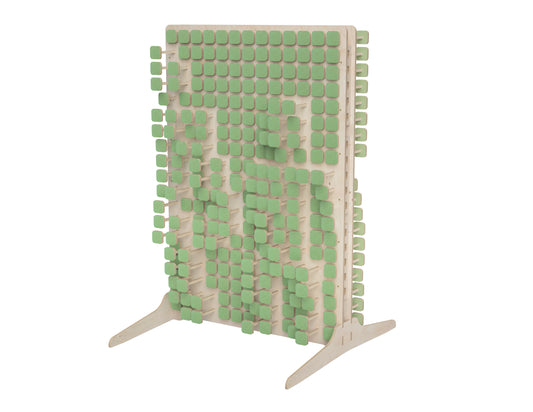 Large Pin Art Wall CNC DXF file design overview
