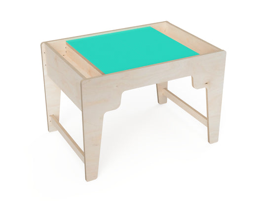 Side Pocket LEGO Table (Cube) DXF file CNC DXF file design overview
