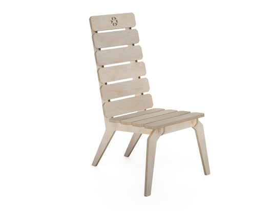 Lounge chair DXF file CNC DXF file design overview