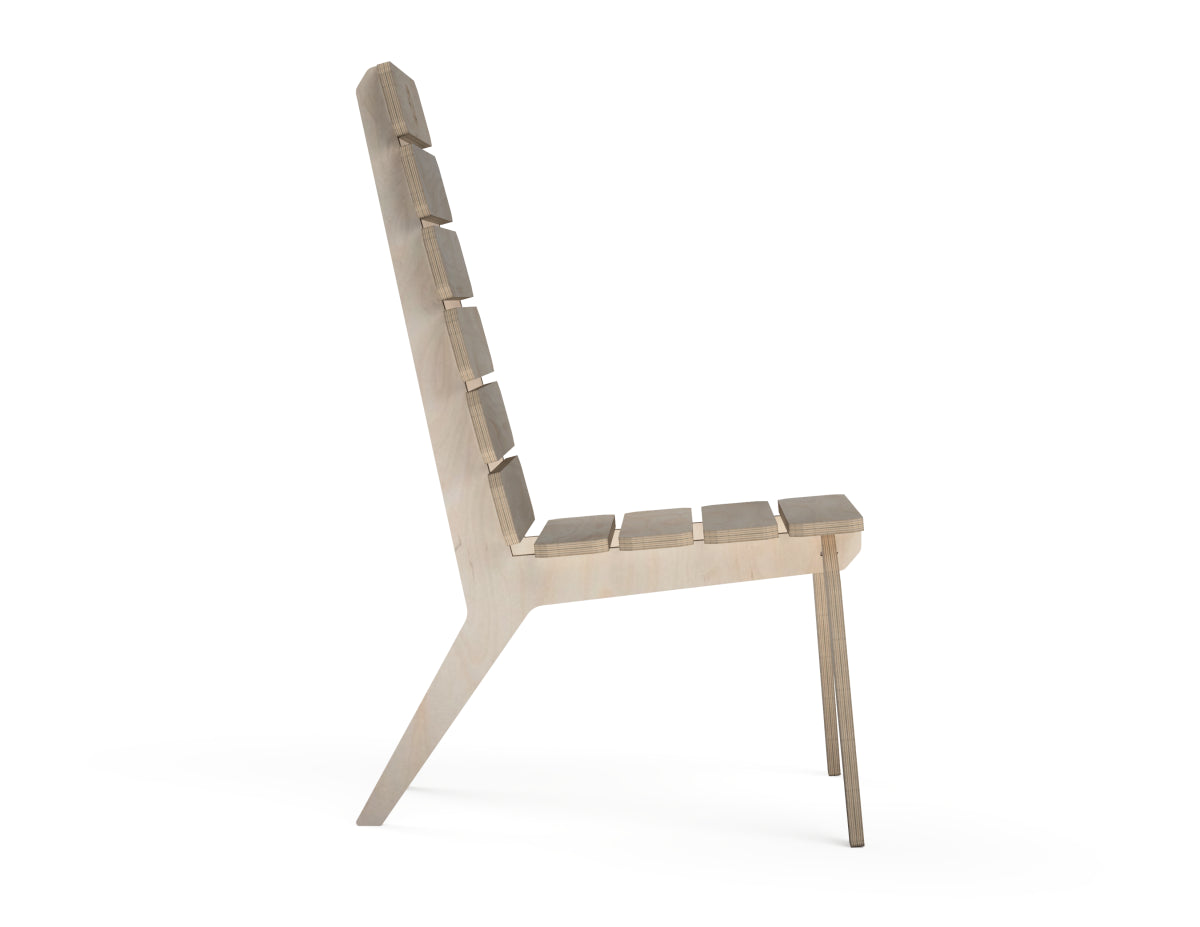 Lounge chair DXF file