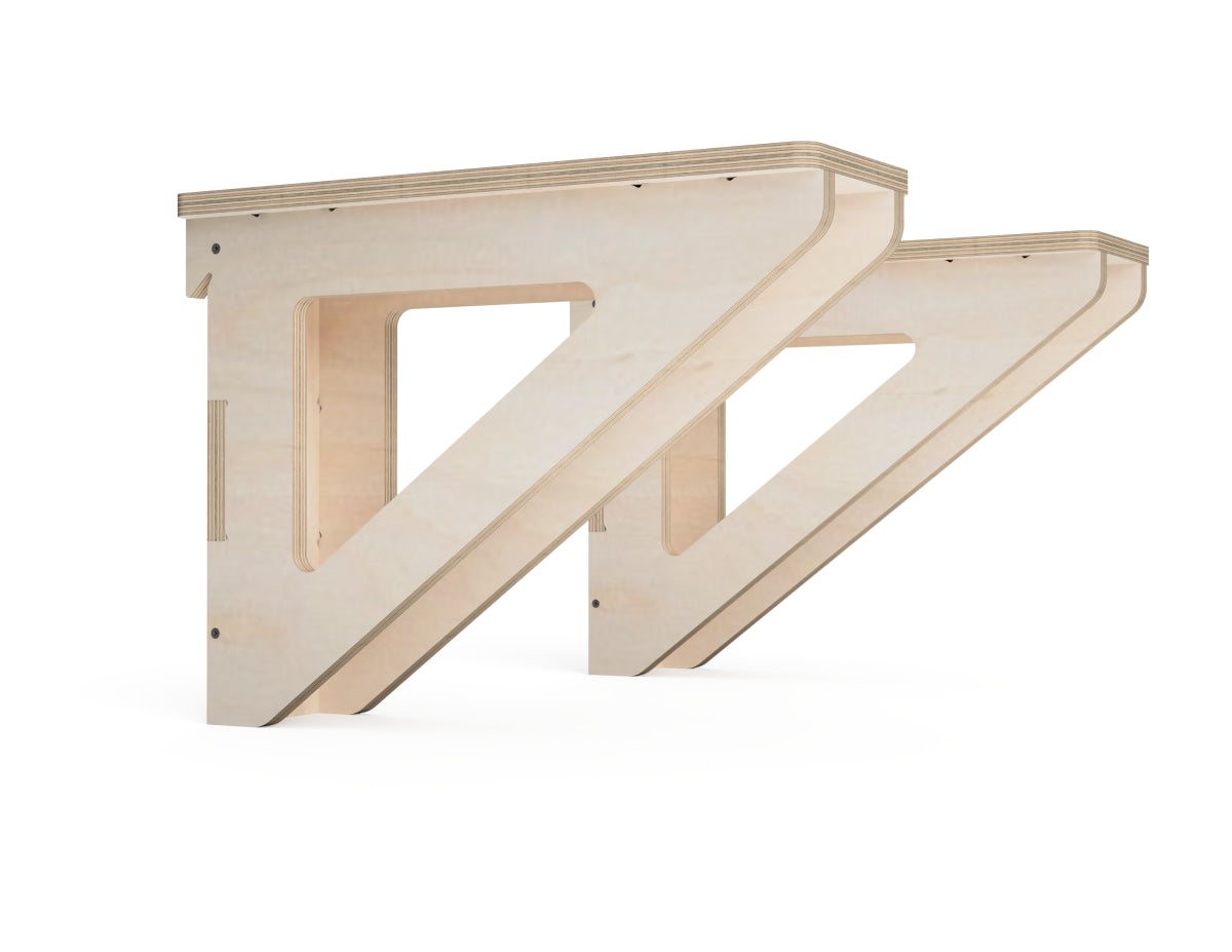 Material Storage Stand - French Cleat Attachment - CNC-ready design showing joints and assembly features
