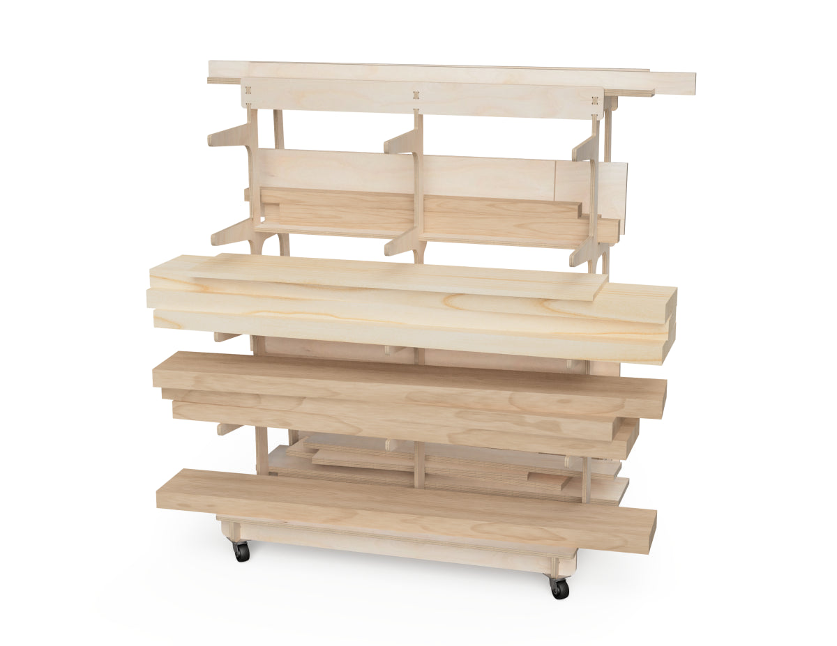 Material Storage Stand - Woodworker DXF files