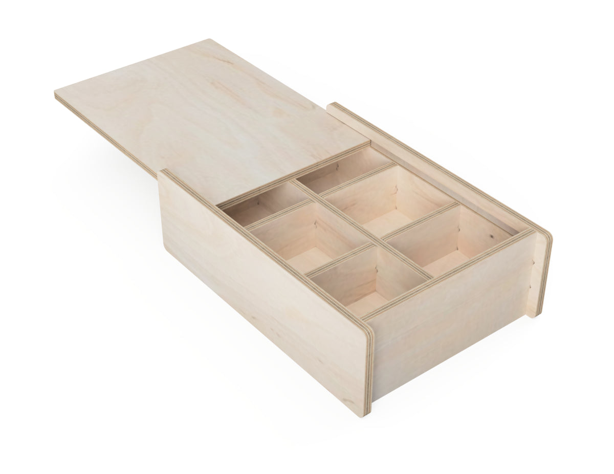 Medium Lid Box Set - CNC-ready design showing joints and assembly features