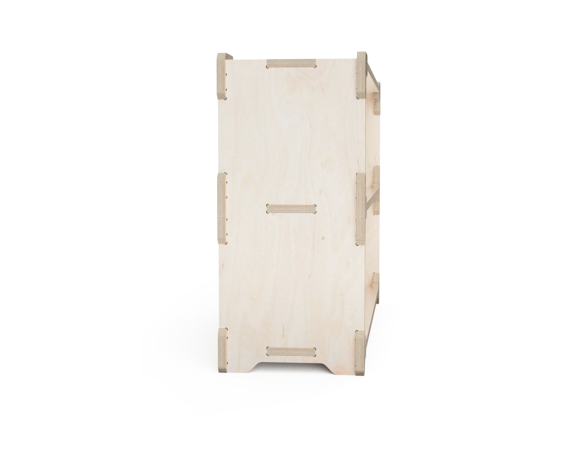 Detailed DXF drawing of montessori shelf dxf file for CNC router