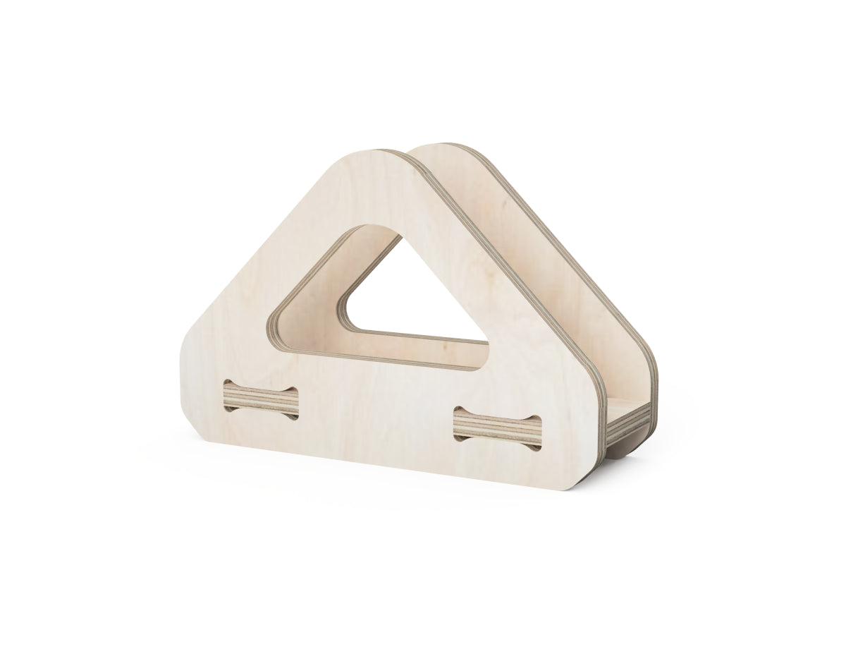 Napkin Holder Free DXF file DXF file rendered from angled view for CNC cutting