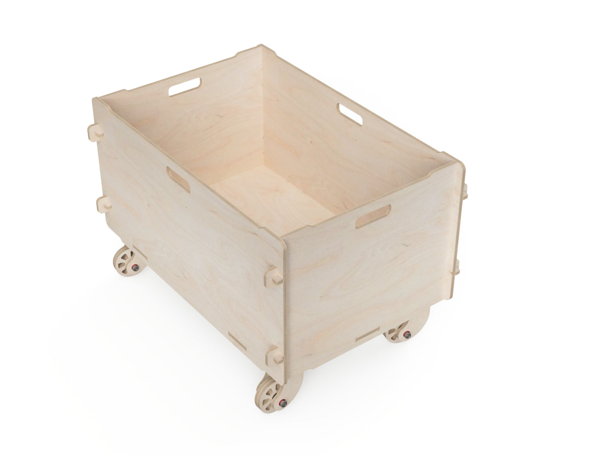 Detailed DXF drawing of offcut box for CNC router