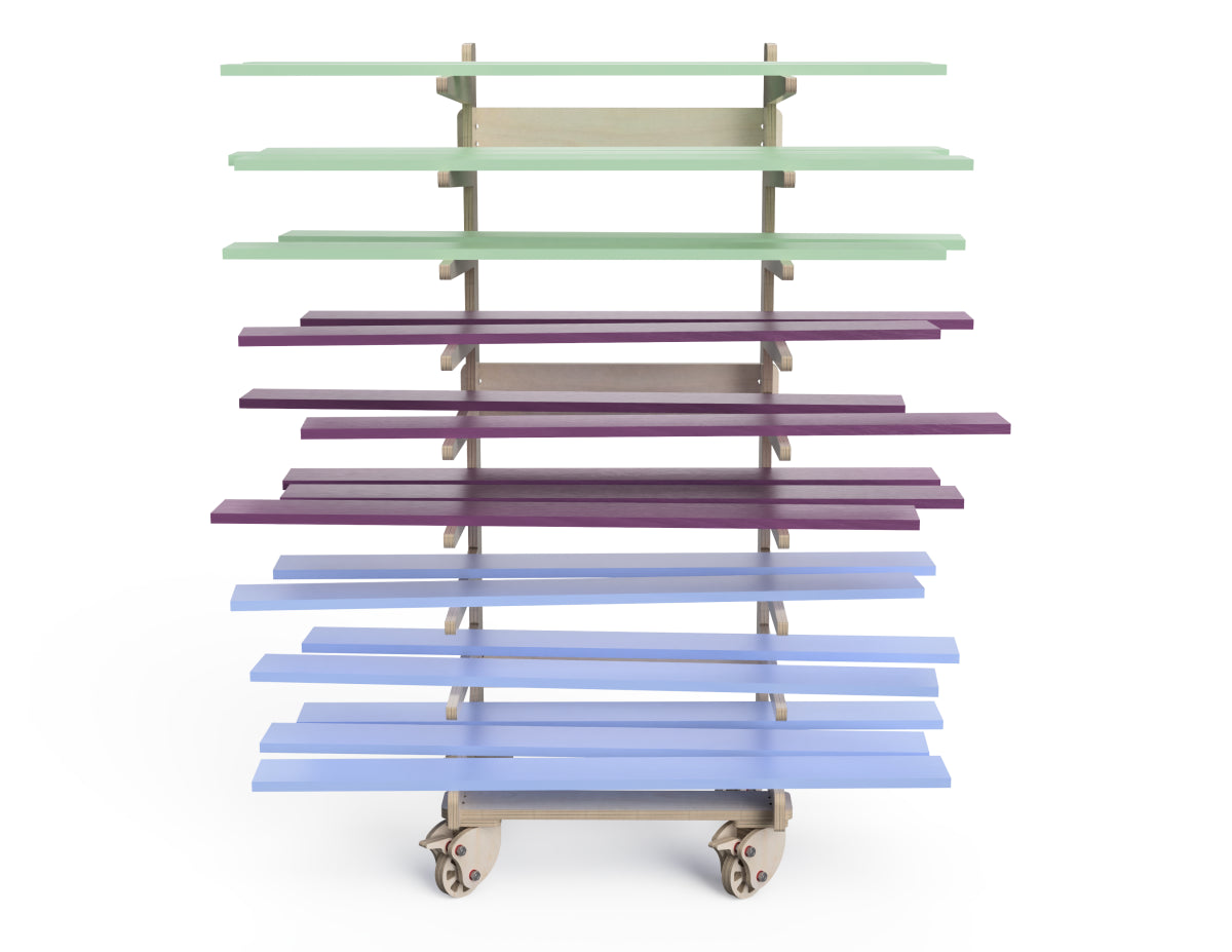 Paint Drying Rack CNC-ready design showing joints and assembly features