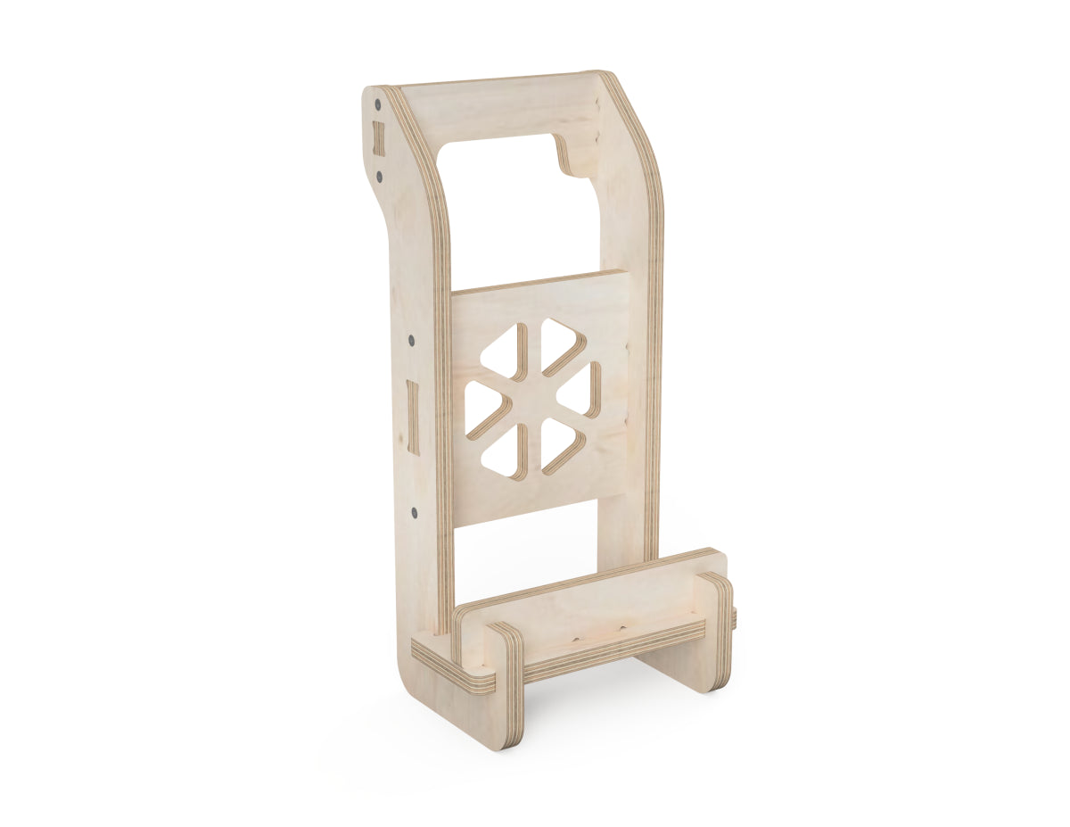 Detailed DXF drawing of panel carrier for CNC router