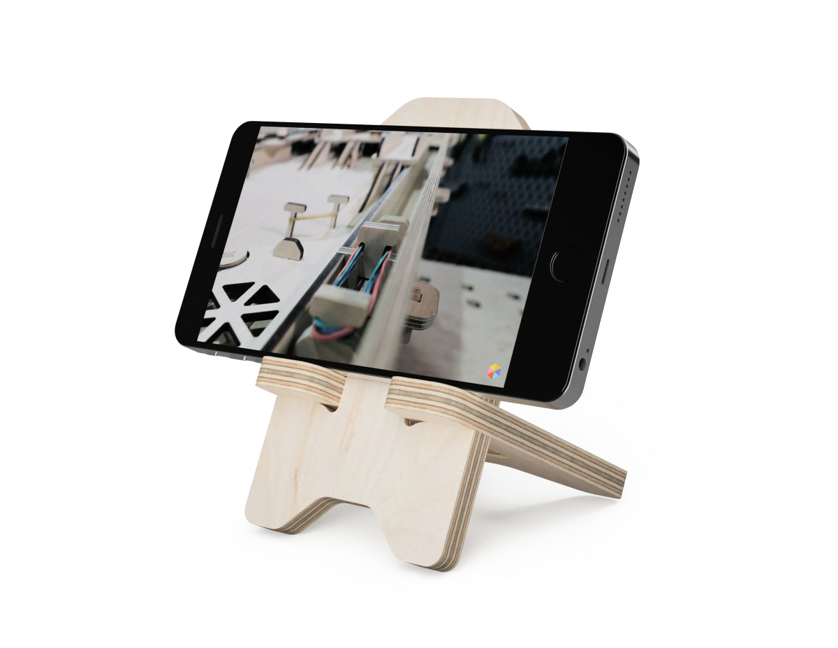 Detailed DXF drawing of phone stand dxf file for CNC router