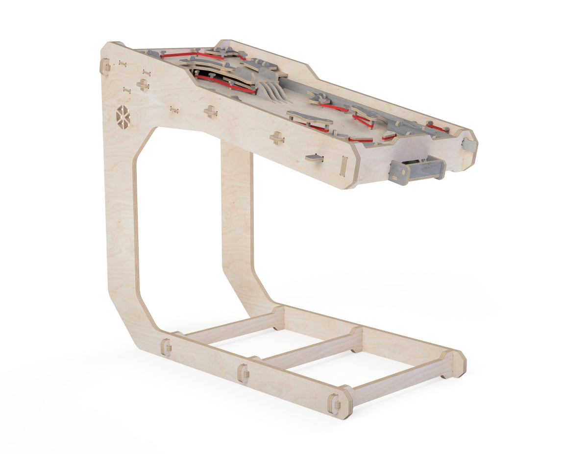 Detailed DXF drawing of pinball dxf file for CNC router