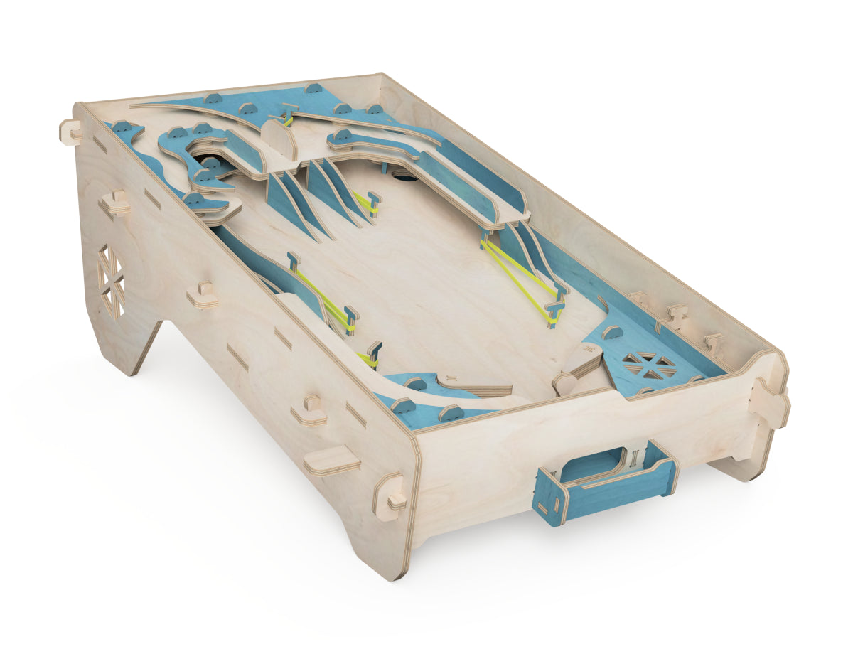 Pinball (for small CNC) DXF file CNC DXF file design overview