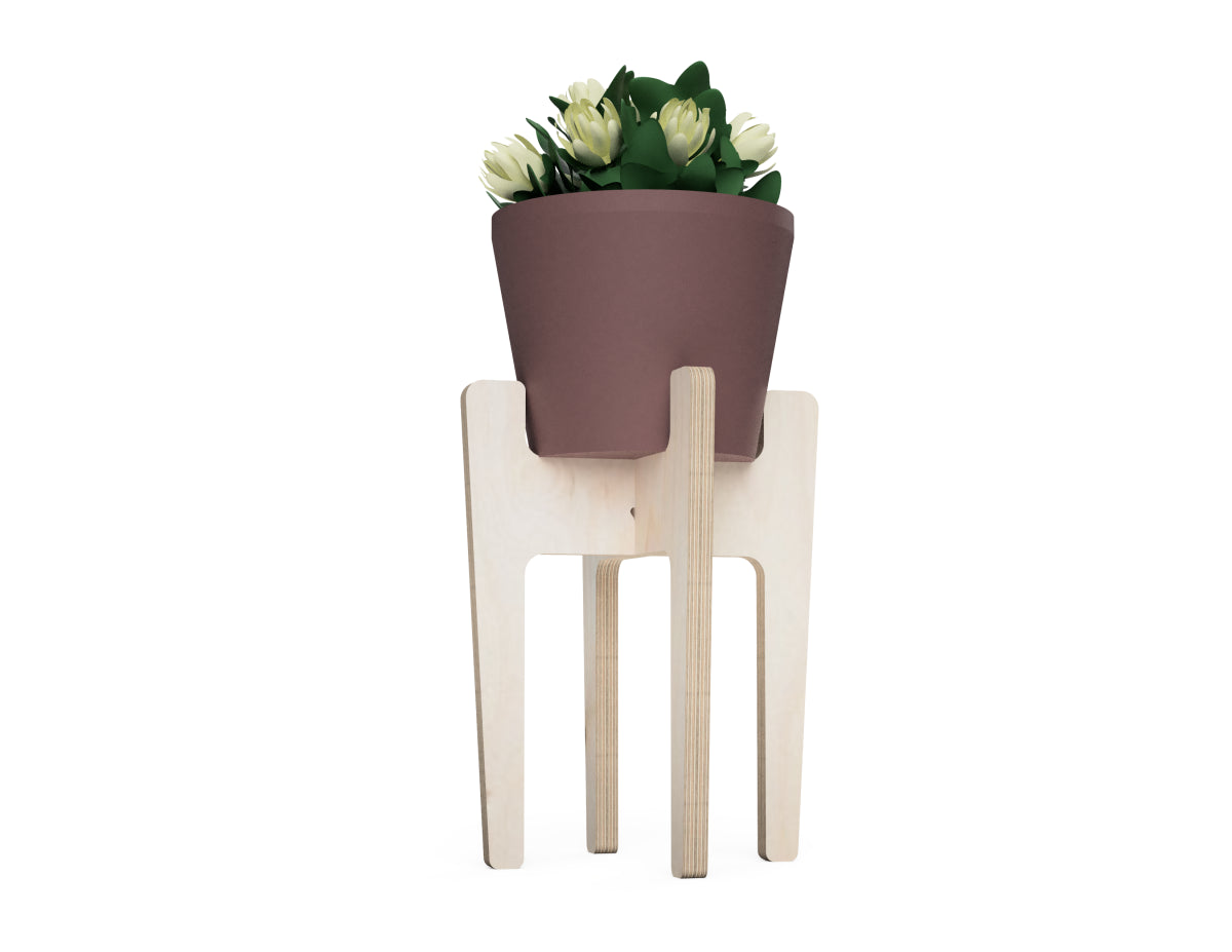 Detailed DXF drawing of plant stand dxf file for CNC router