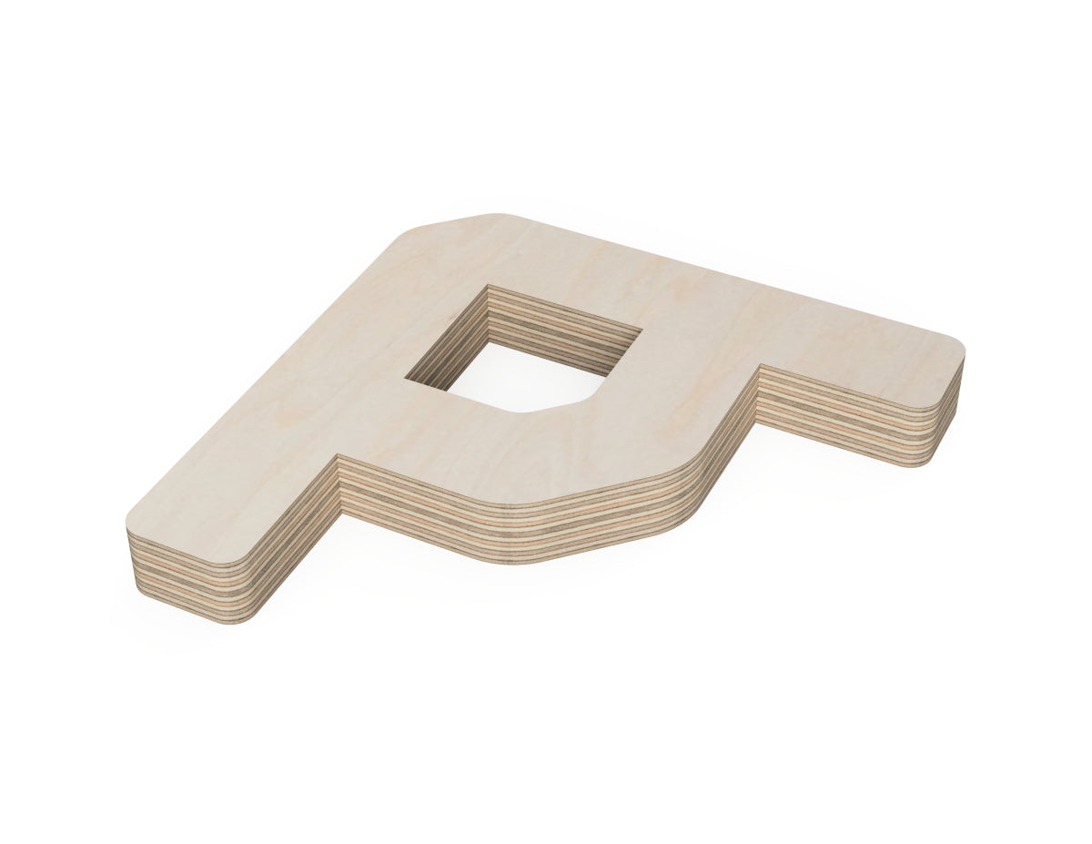 Detailed DXF drawing of right angle corner jig for CNC router