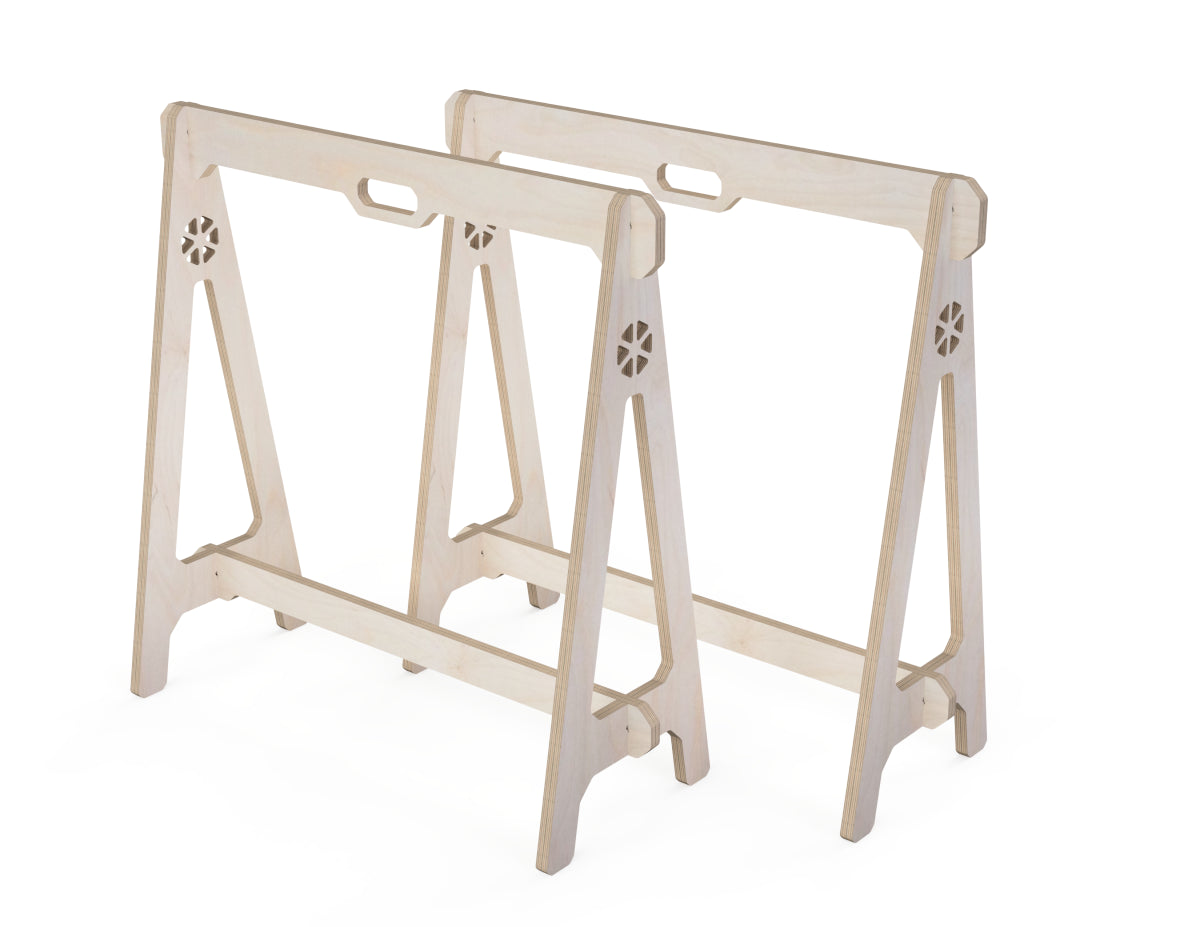 Sawhorse DXF file CNC DXF file design overview
