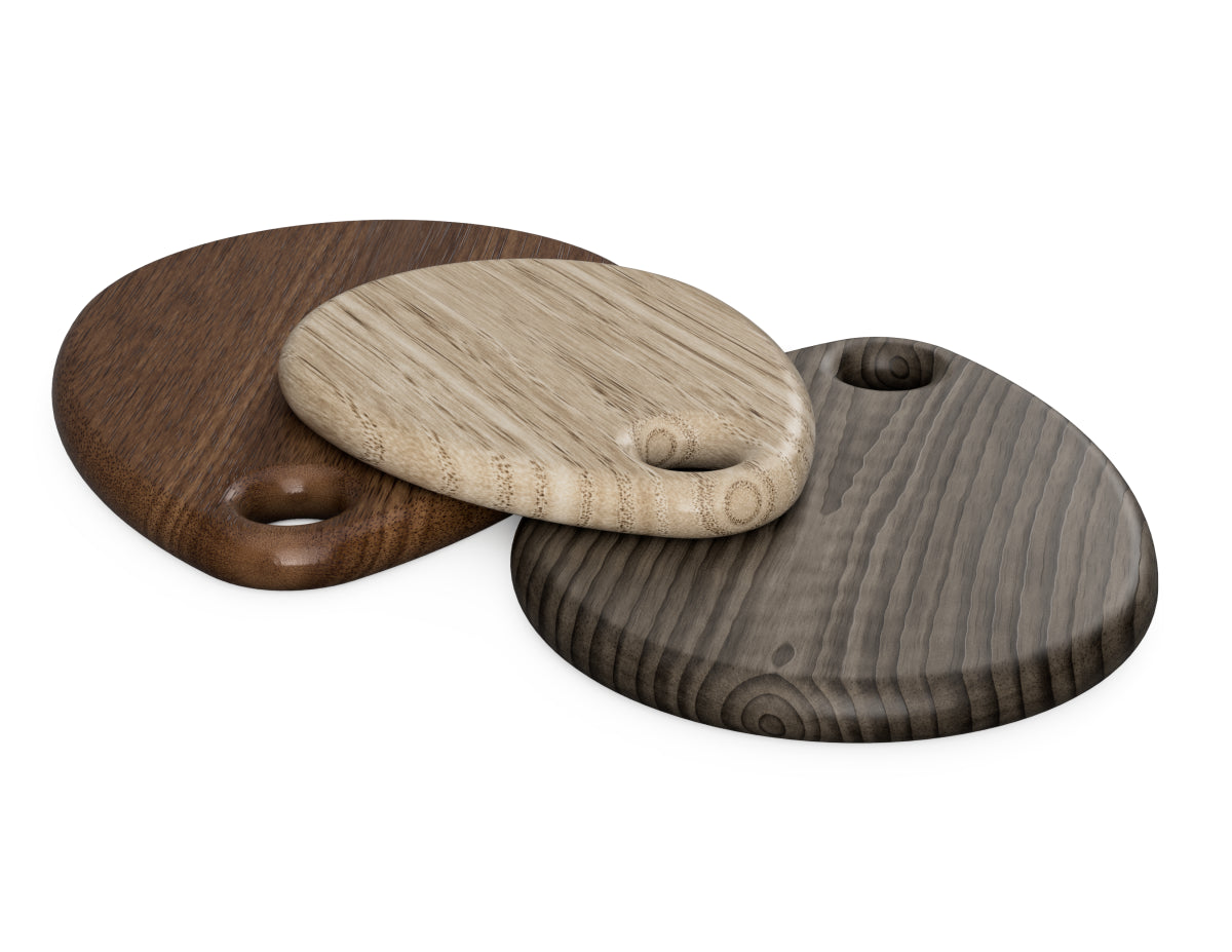 Detailed DXF drawing of set of water drop - cutting board for CNC router