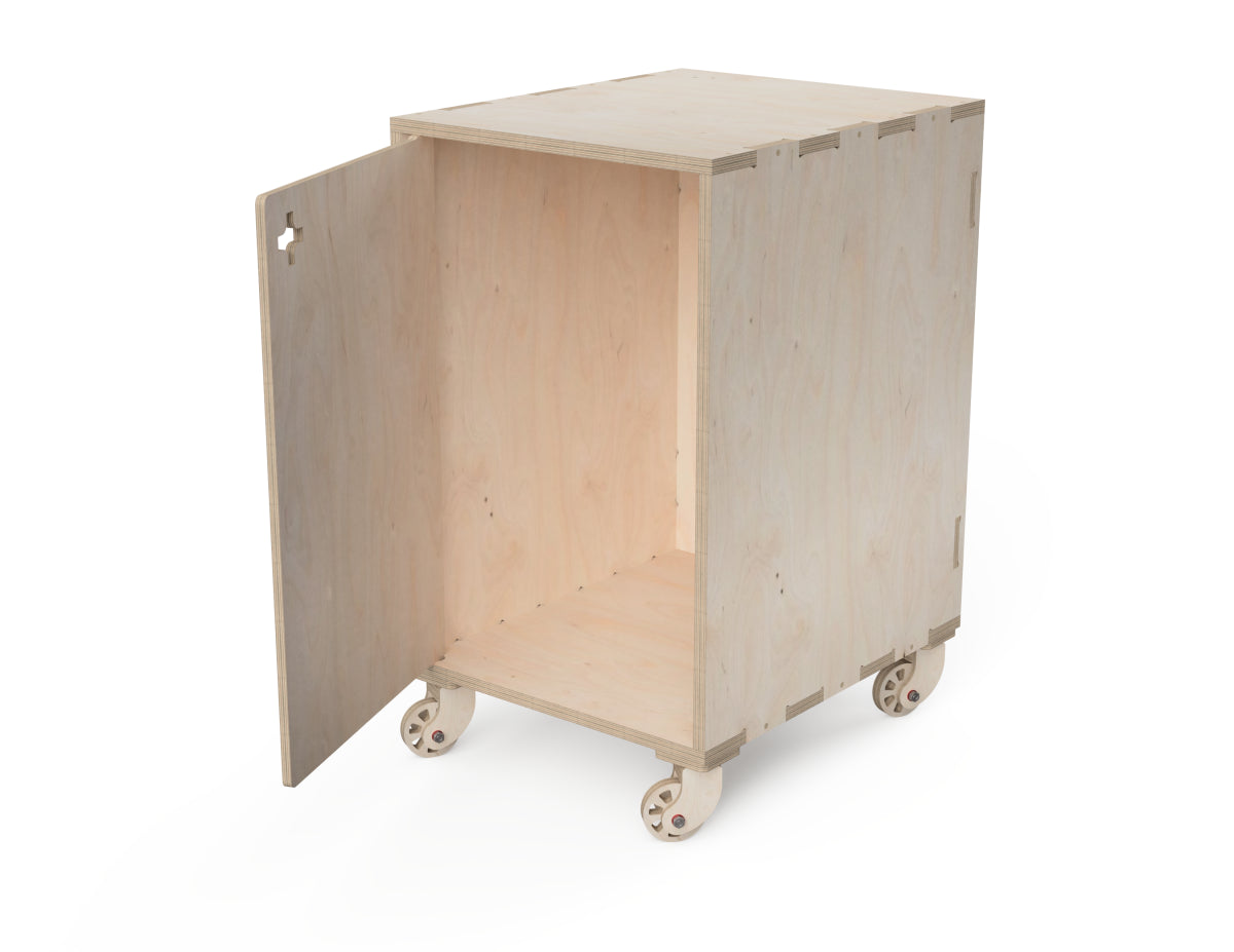 Simple Cabinet For Workshop CNC-ready design showing joints and assembly features