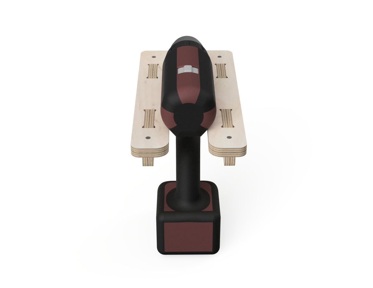 Simple Drill Station (Single) - French Cleat Attachment - DXF Files