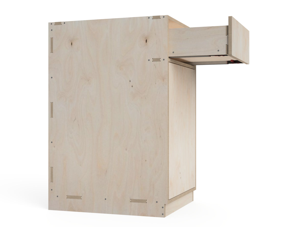 Simple Kitchen Cabinet - One Drawer (Inset Door Cabinets) DXF Files
