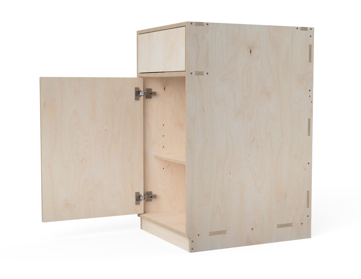 Simple Kitchen Cabinet - One Drawer (Inset Door Cabinets) DXF Files