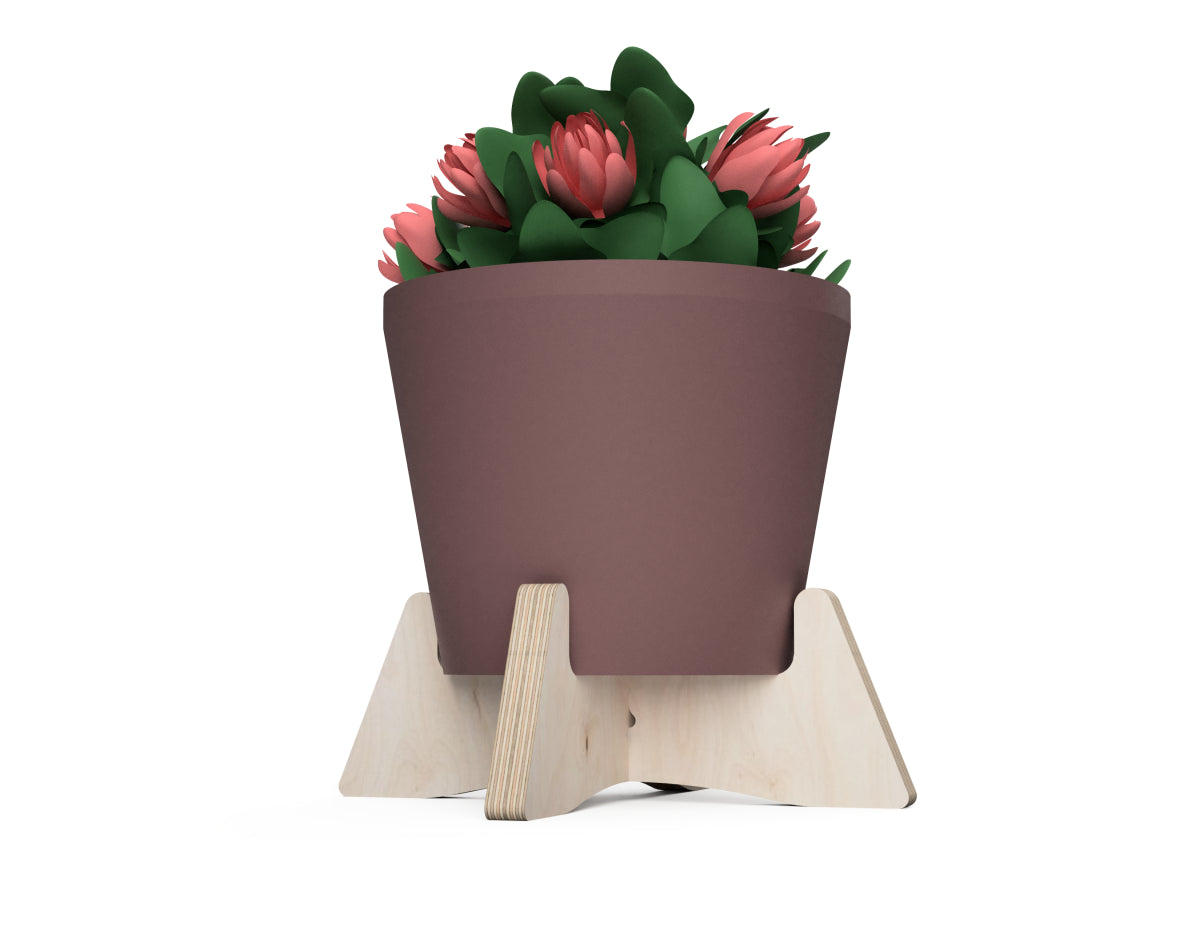 Simple Plant Stand Free DXF file CNC DXF file design overview