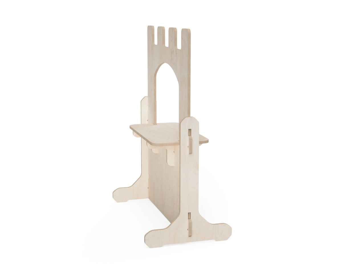 Simple Roleplay Castle DXF file CNC-ready design showing joints and assembly features
