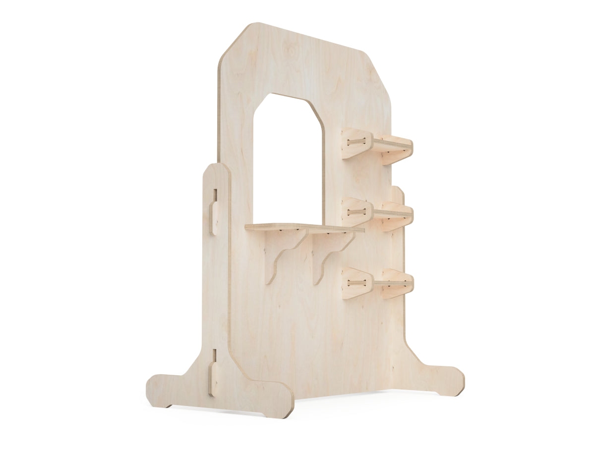 Simple Roleplay Store DXF file CNC-ready design showing joints and assembly features