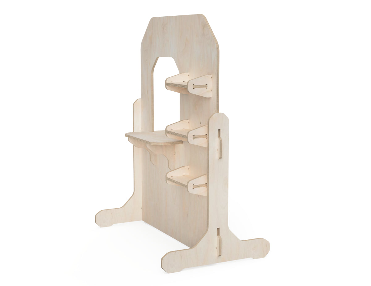 Detailed DXF drawing of simple roleplay store dxf file for CNC router