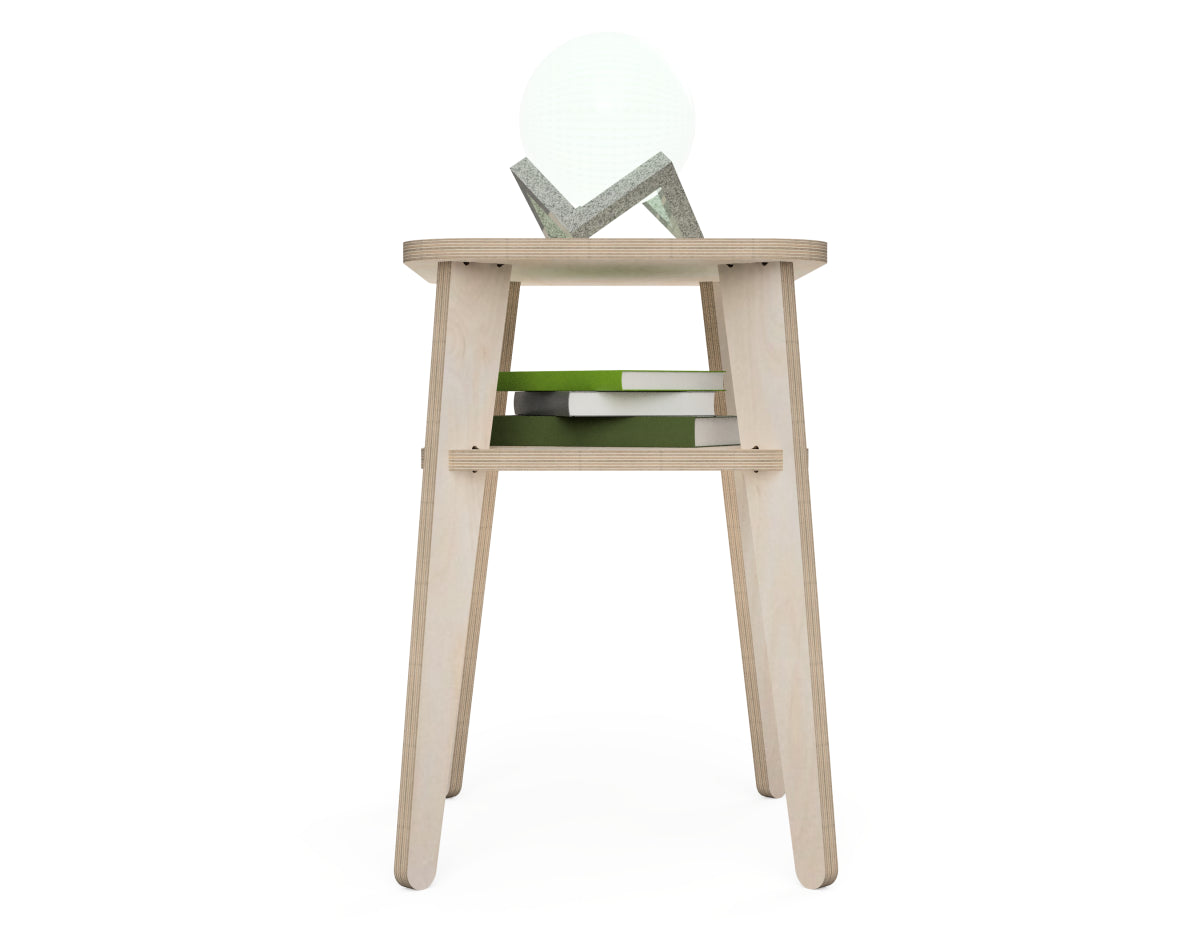 Detailed DXF drawing of simple side table for CNC router