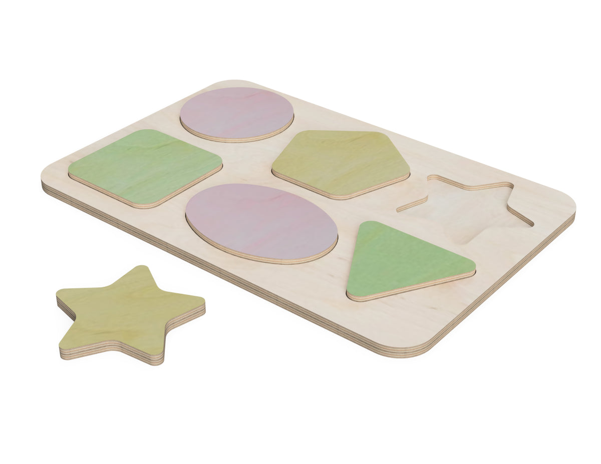 Detailed DXF drawing of simple stepping stones for CNC router