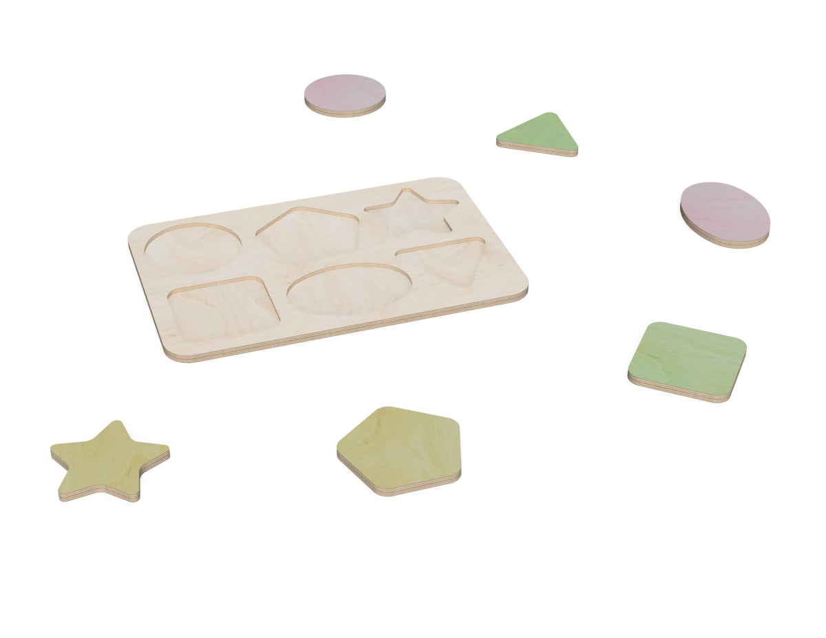 Simple Stepping Stones CNC-ready design showing joints and assembly features